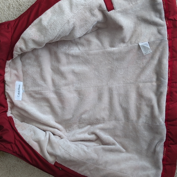 Calvin Klein Down Fleece-Lined Hooded Jacket - Picture 6 of 11